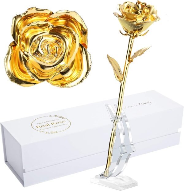 Gift For Valentine's Day – Golden Rose