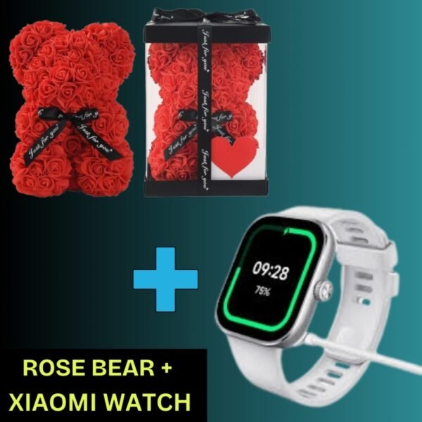 Rose Bear + Smart Watch Deal