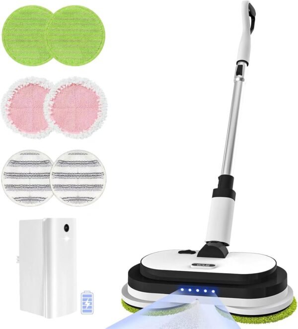 Smart cordless floor cleaning mop